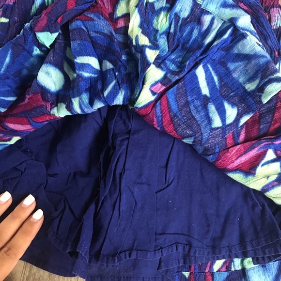 Tropical Mini Skirt - Picture 2 of 3